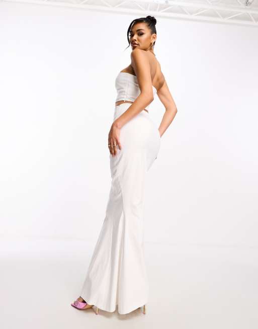 White maxi 2025 skirt formal