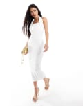 [Vesper] Vesper midaxi halter dress in ivory-White 12 IVORY