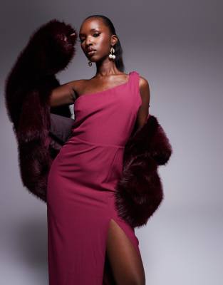 vesper one shoulder maxi dress Ceylon