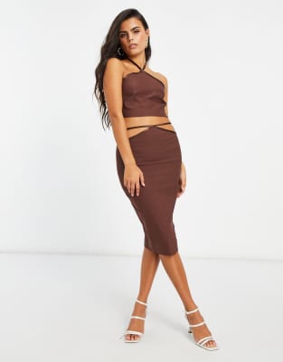 brown pencil skirt petite