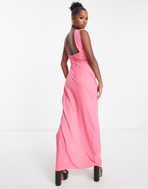 Petite maxi dress 2024 with thigh split