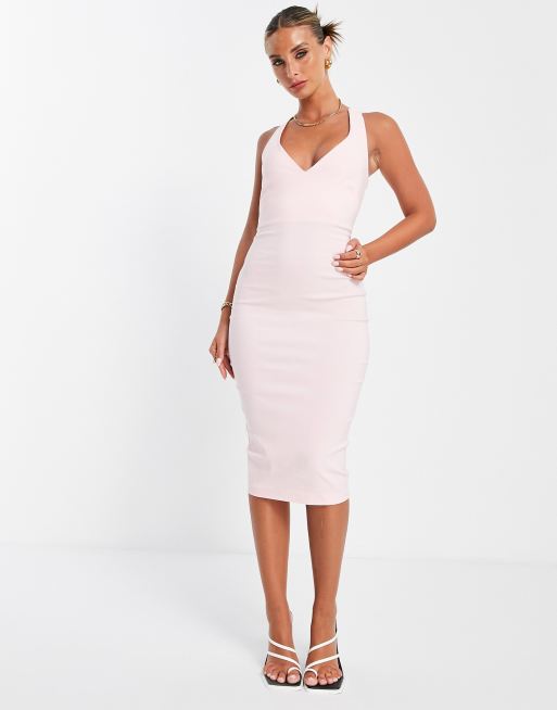 Blush pink outlet pencil dress