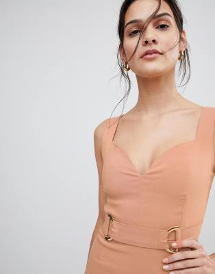 rose gold pencil dress