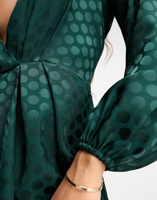 Cocktail Parties in the City: Emerald Green, Polka Dot Tights and
