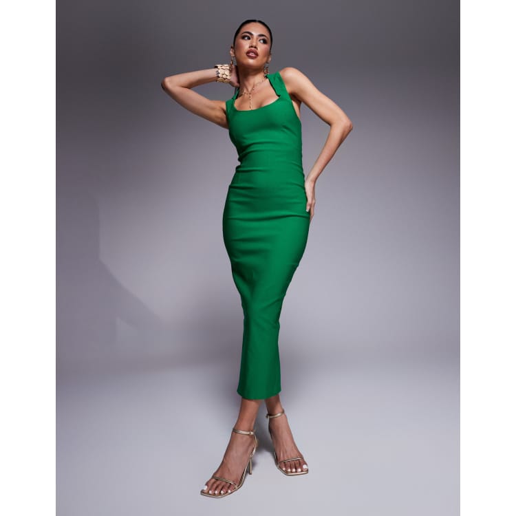 Ameri（アメリ）の「MEDI LAMP HALTER NECK DRESS（ワンピース