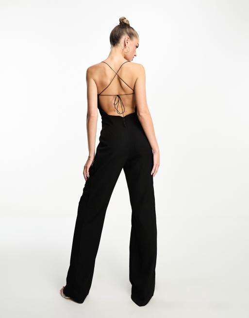 Jumpsuit store tie back