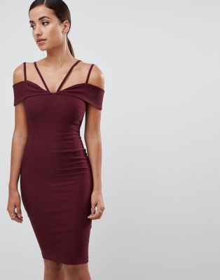 vesper bandeau midi dress