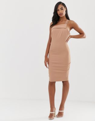 vesper one shoulder dress