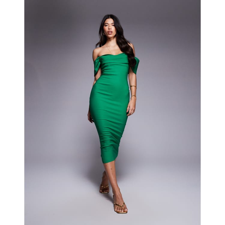 【threetimes】25ss V layered dress Third Tiered Dress-Green Floral Print – Third By Cee