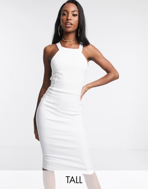 Vesper square neck hotsell pencil dress in white