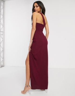 maxi split leg dress