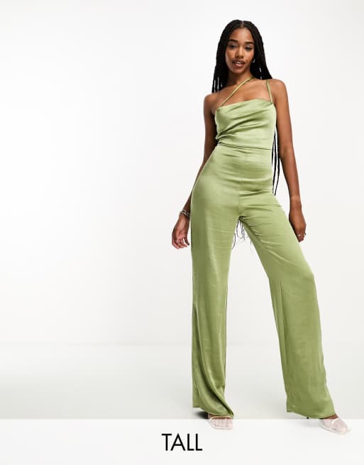 Tall green hot sale jumpsuit