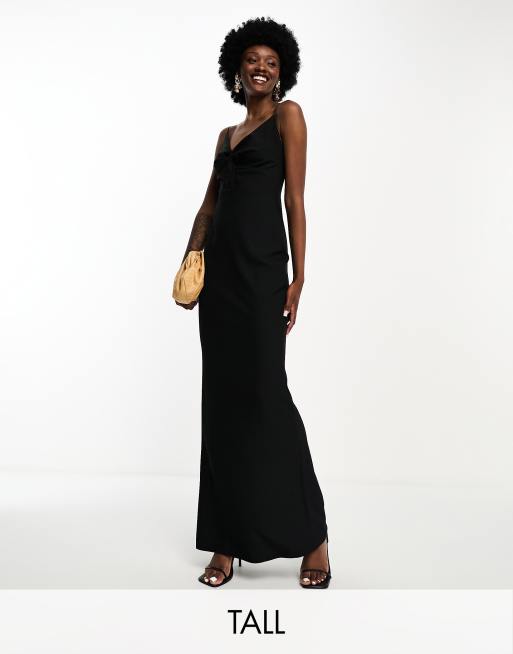 Tall black cheap maxi dress