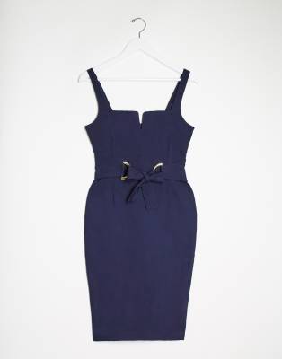 navy pencil dress