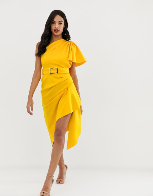 Asos vestido asimetrico hot sale