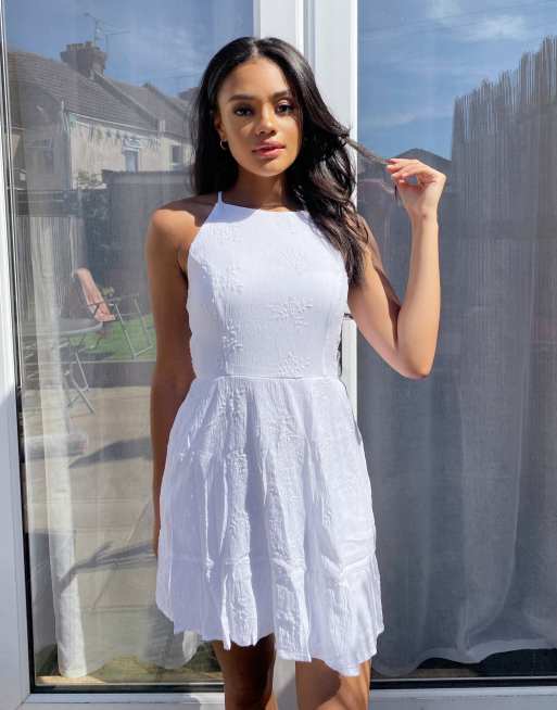 Vestido blanco hollister hotsell