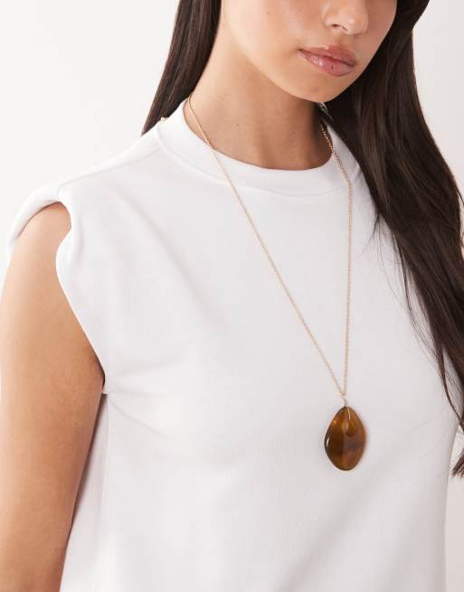 Vestido blanco estilo camiseta sin mangas con hombreras de ASOS DESIGN, 3 de 4