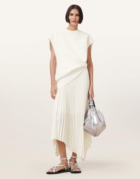 Vestido blanco tiza Leia Harley de AllSaints - view 1