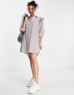 Vestido Camisero Rayas Multicolor Qu00dcINA Market People