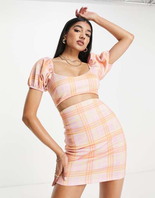 Asos vestido online cuadros