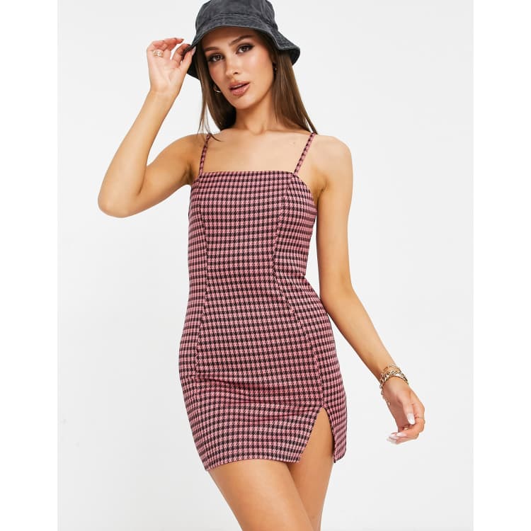 Asos discount vestido cuadros