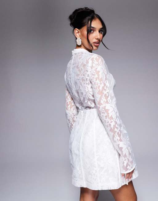 Mono Corto Asos Luxe Monos Blancos Asos Vestido Corto Blanco De