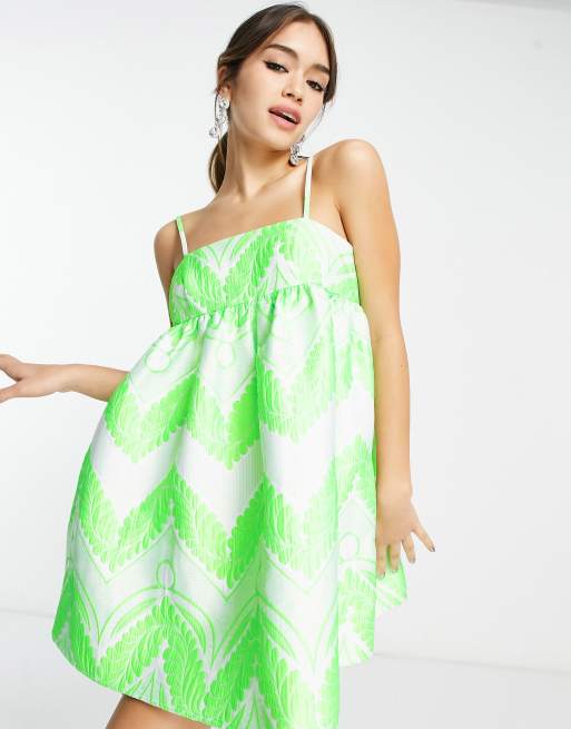 Vestidos color neon cortos store