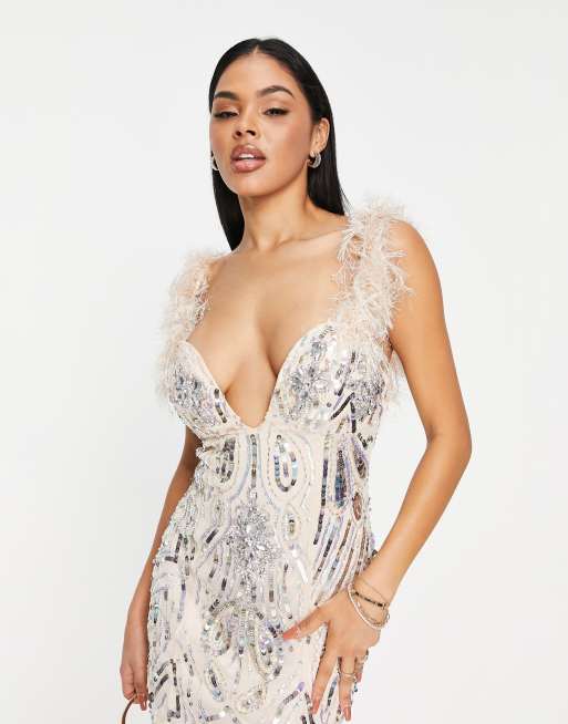 Asos vestidos pedreria shop