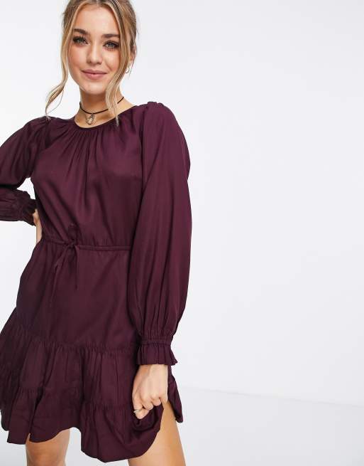 Vestidos cortos en color new arrivals vino
