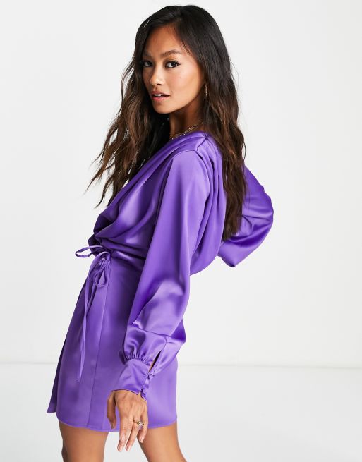 Asos vestido online morado