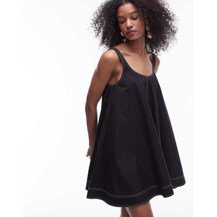 Vestido corte trapecio 2025