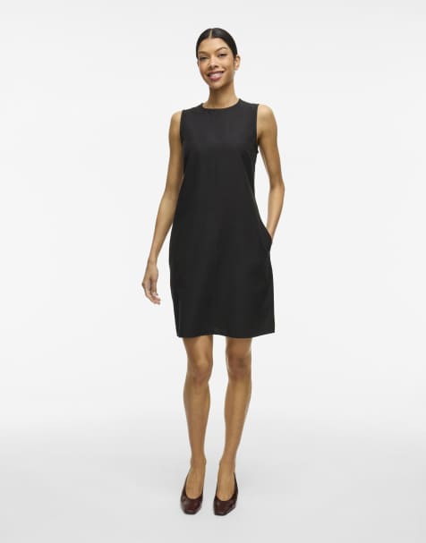 Vestido corto negro de VILA - view 1