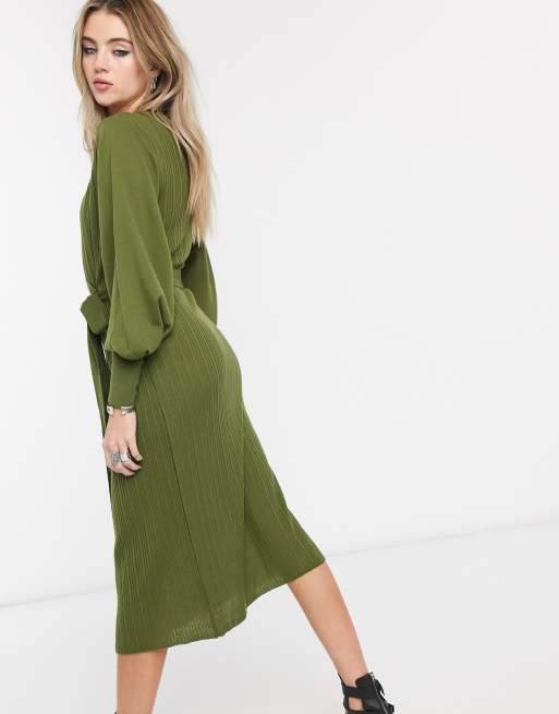 Asos vestido online cruzado