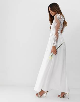 asos vestidos boda manga larga