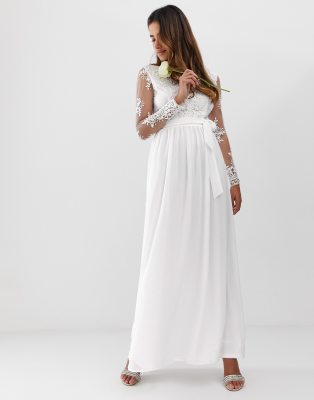 asos vestidos boda manga larga