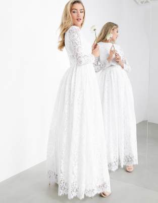 asos vestidos boda manga larga