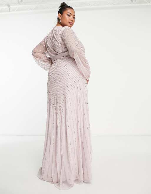 Vestido topos 2025 largo