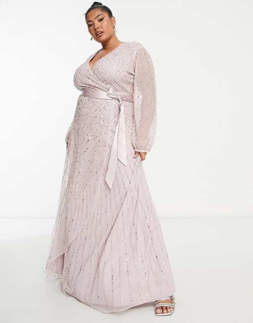 Vestido sales topos largo