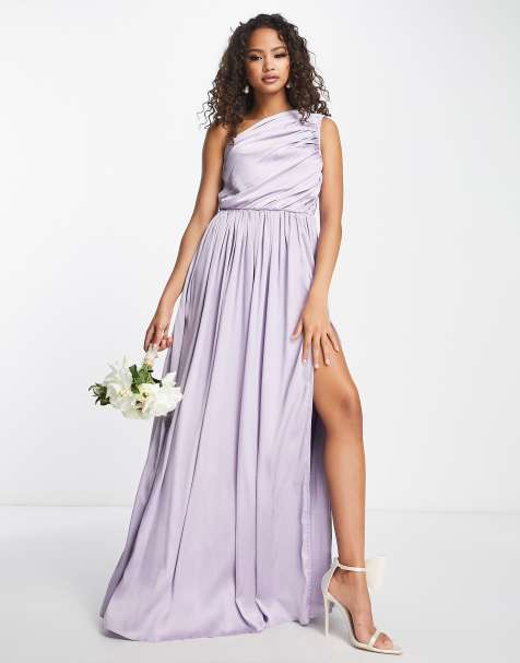 Vestidos de dama color morado hot sale