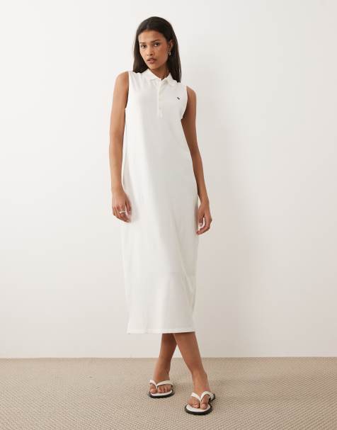 Vestido de día blanco de punto de Polo Ralph Lauren - view 1