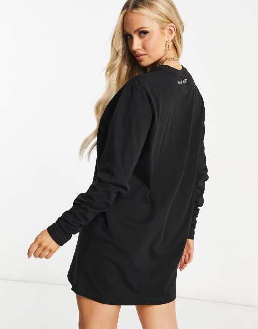 Vestido de estilo camiseta de manga larga de Night Addict, 2 de 4