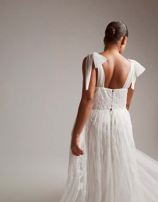 Vestido novia store boho asos