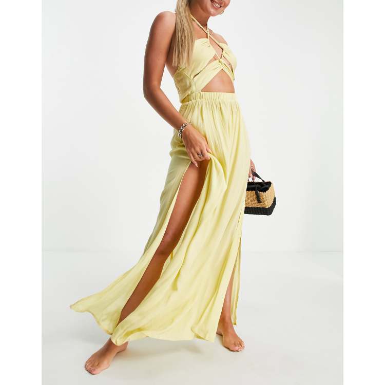 Vestido amarillo asos new arrivals