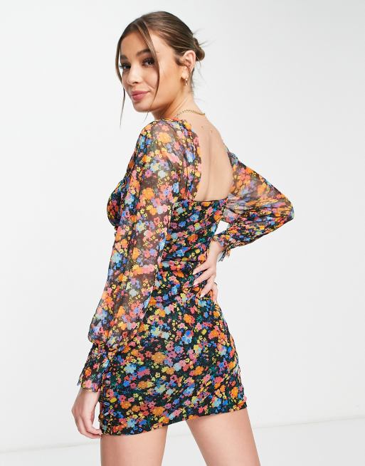 Vestido estilo bustier de malla de Miss Selfridge , 2 de 4
