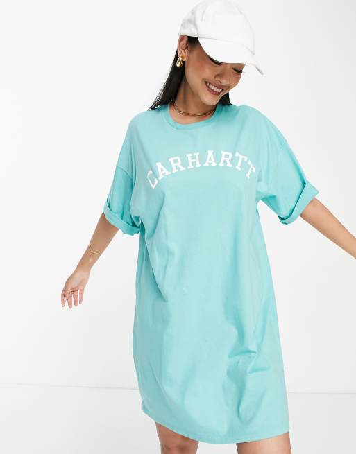Vestido estilo camiseta extragrande con logo de Carhartt WIP