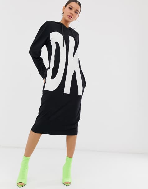 DKNY Sudadera Negro De Mujer