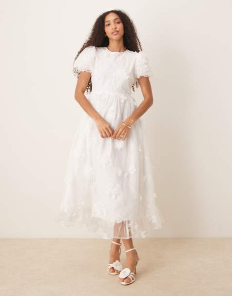 Vestido largo blancos con bordados Jasmine Dream de Sister Jane - view 1