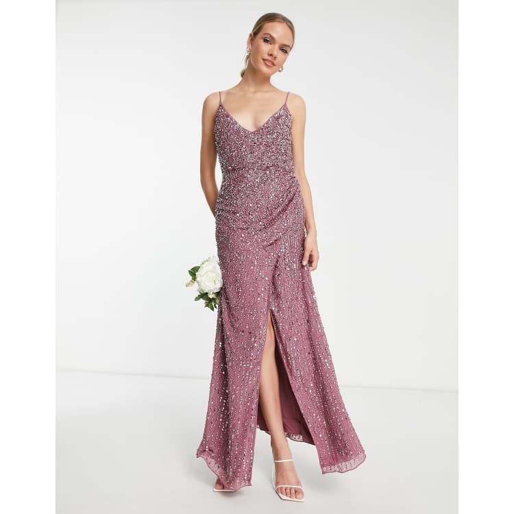 Vestido color orquidea 2025