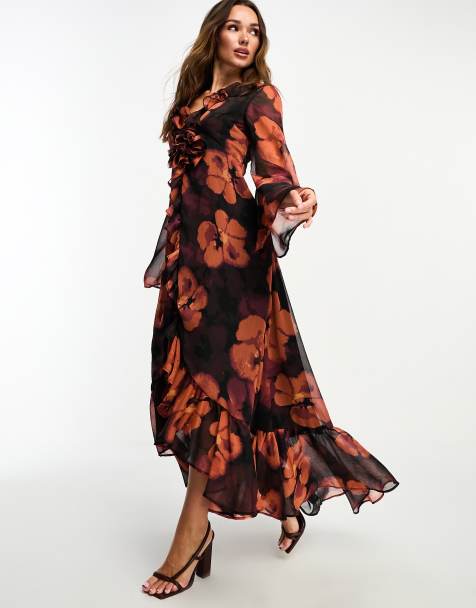 Vestidos florales largos shop