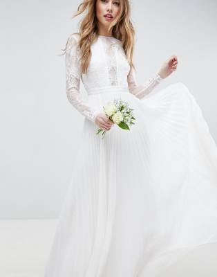 asos vestidos boda manga larga